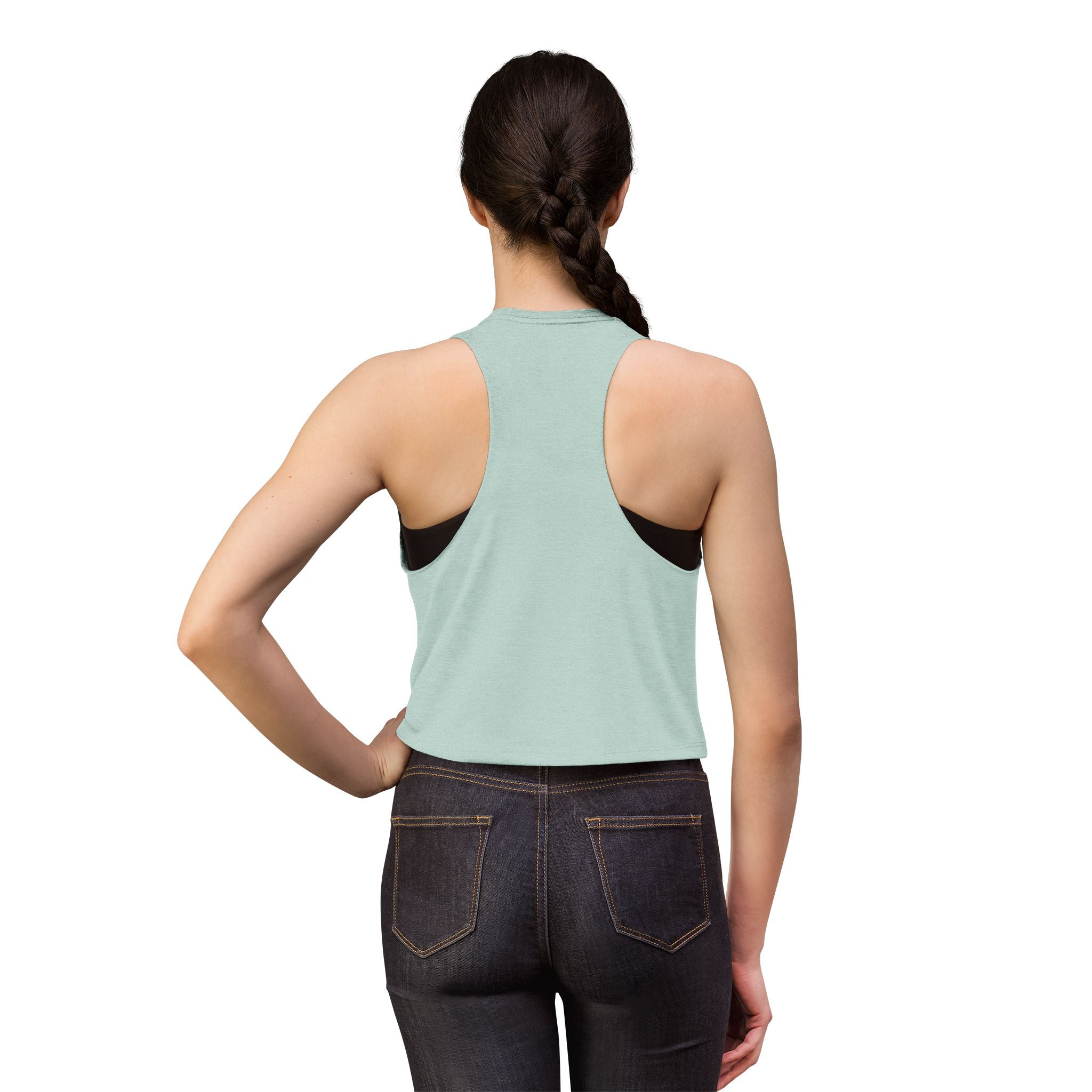 Lake Mode Women's Crop Tank Top – Fish Graphic