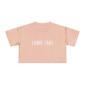 Lamb Lake Crop Tee — Women's Casual Lakeside Graphic Top