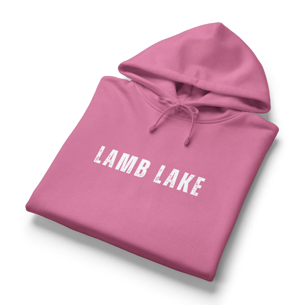 Lamb Lake Organic Women's Hoodie — 'LAMB LAKE' Cozy Pullover