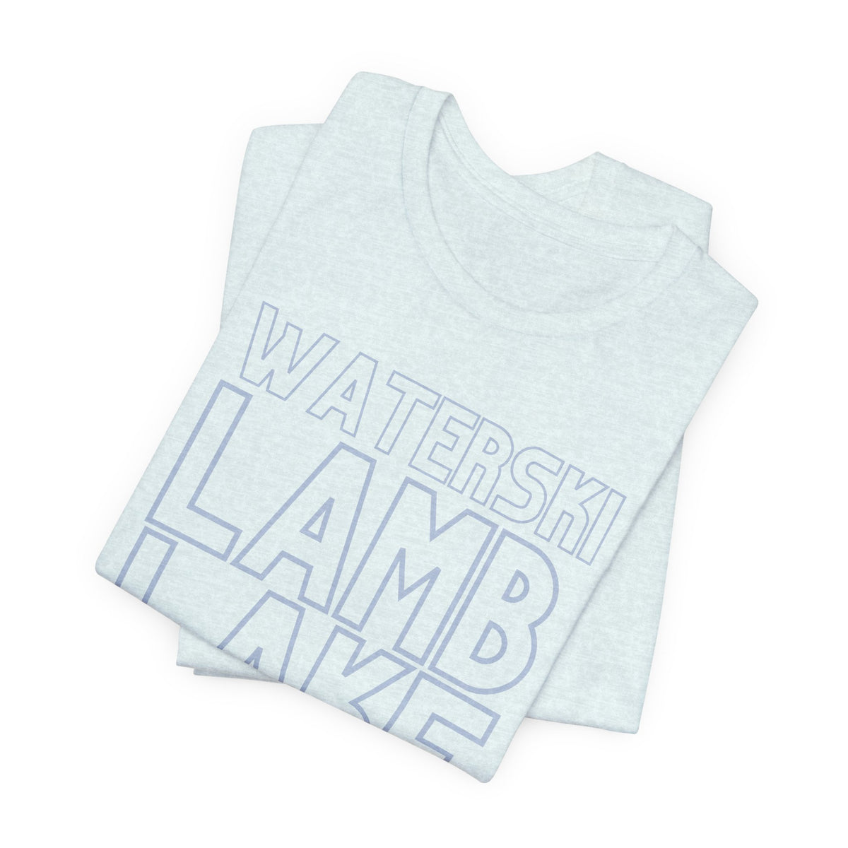 Lamb Lake Columbus Indiana Waterski Tee — Vintage Beach Town T‑Shirt