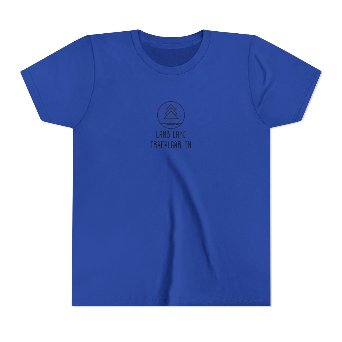 Youth Tee — 'Lamb Lake' Retro Camp Kids T-Shirt