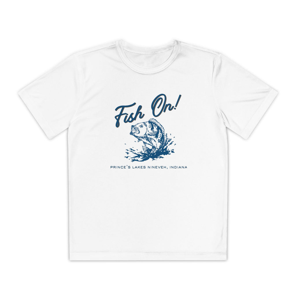 Youth Performance Tee — Prince's Lakes "Fish On!" Graphic T-Shirt