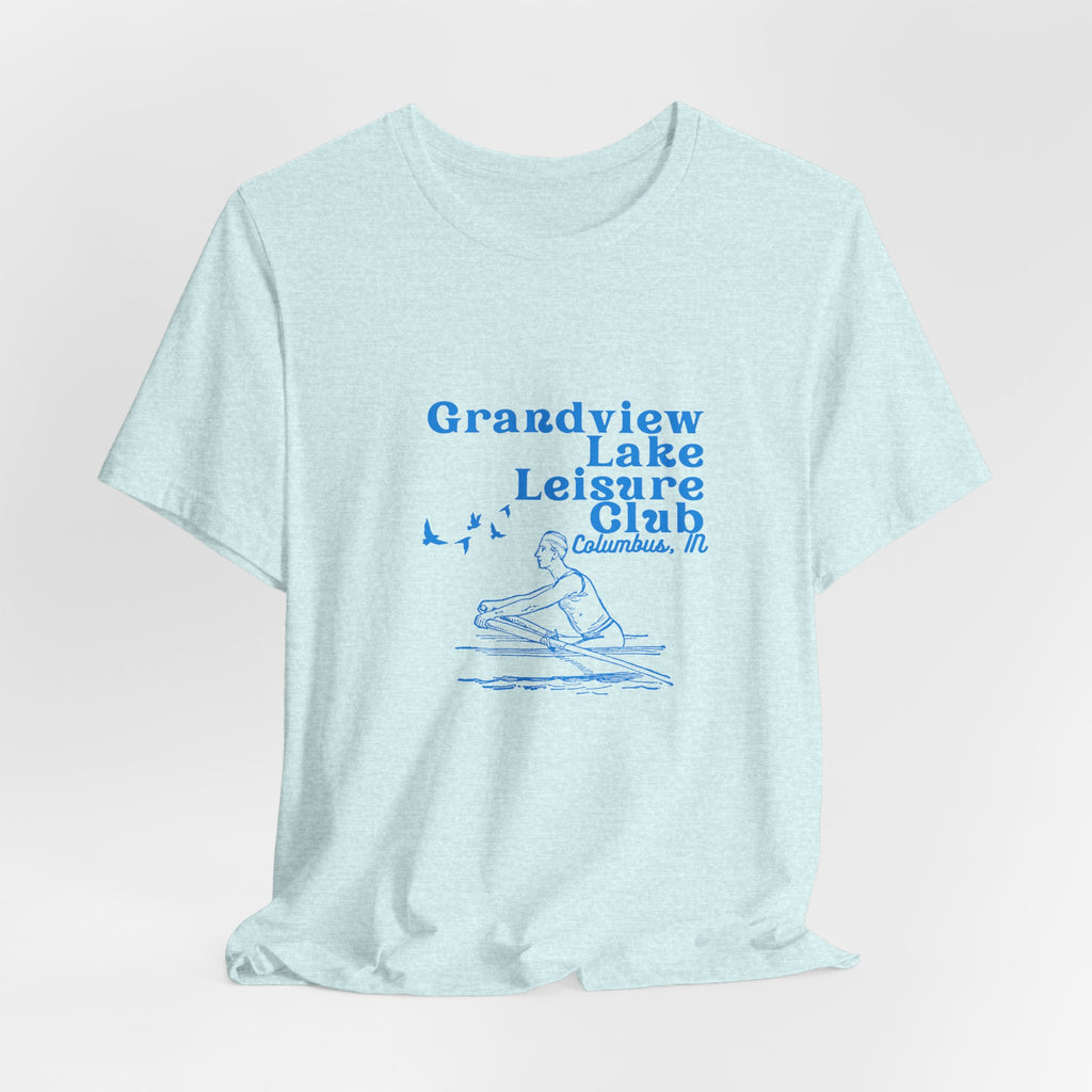 Kayak Tee – "Grandview Lake Leisure Club" Vintage Boating T-Shirt