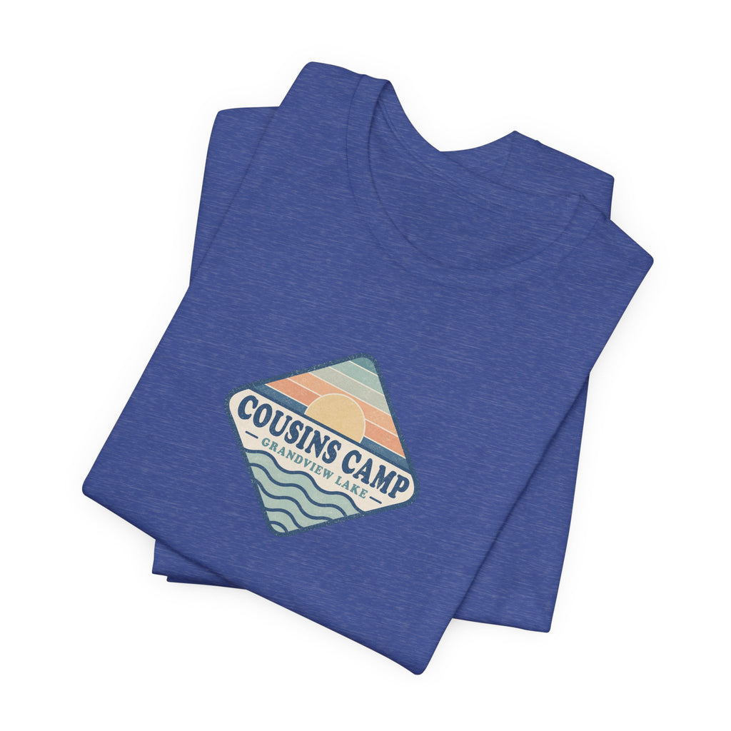 Camp Staff T-Shirt — 'Cousins Camp' Vintage Lake Tee