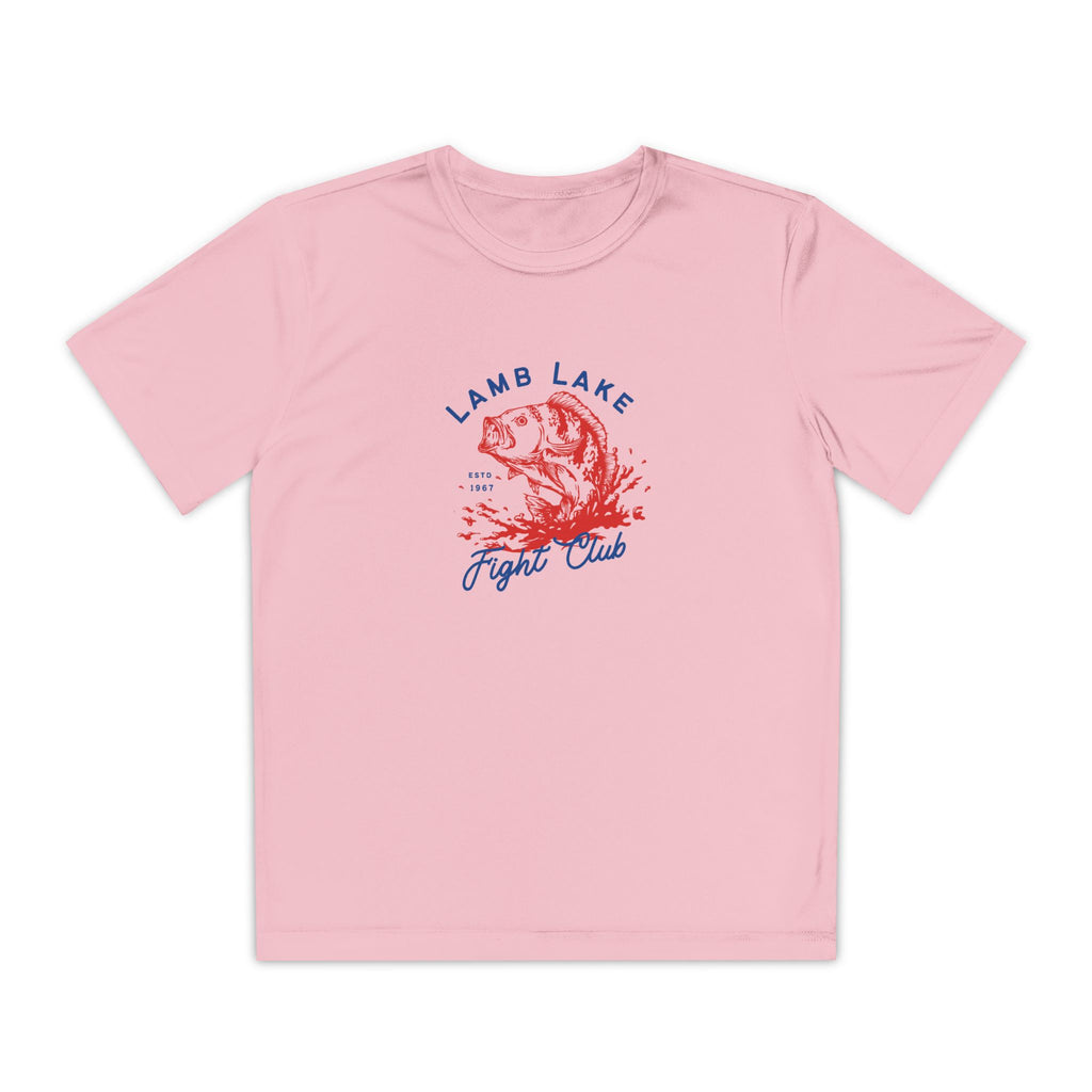 Youth Lamb Lake Fishing T‑Shirt - "Fight Club" Bass Angler Tee