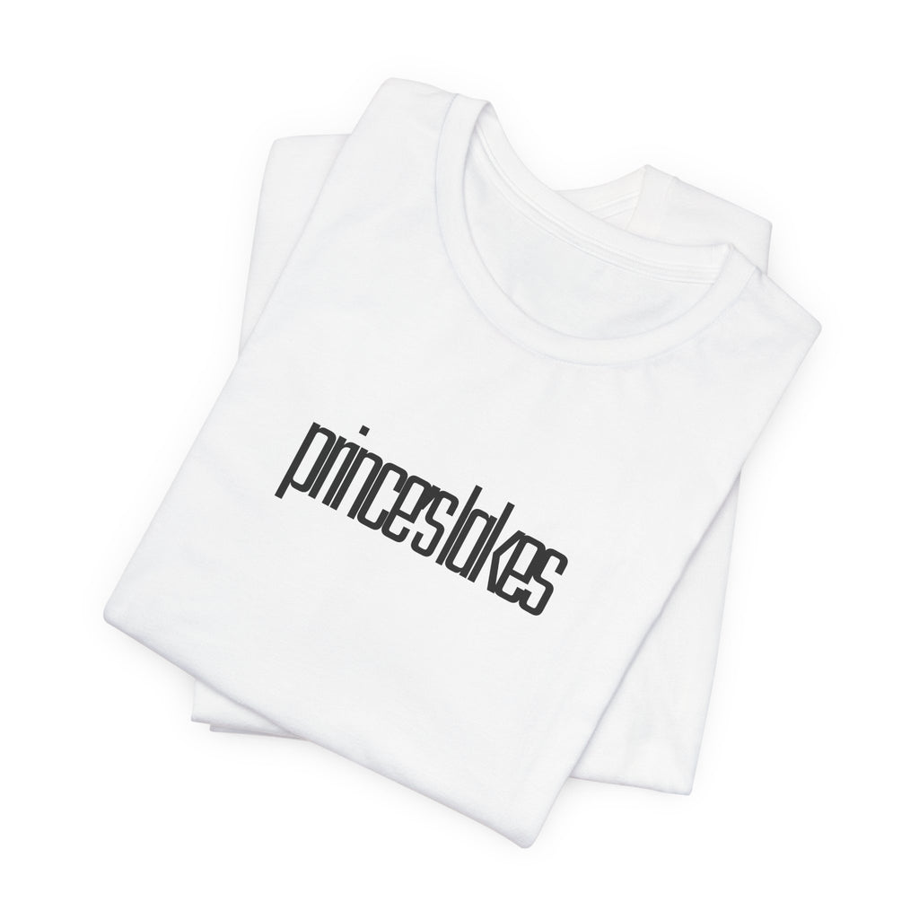 'prince's lakes' Graphic Tee —  Minimal Logo T‑Shirt