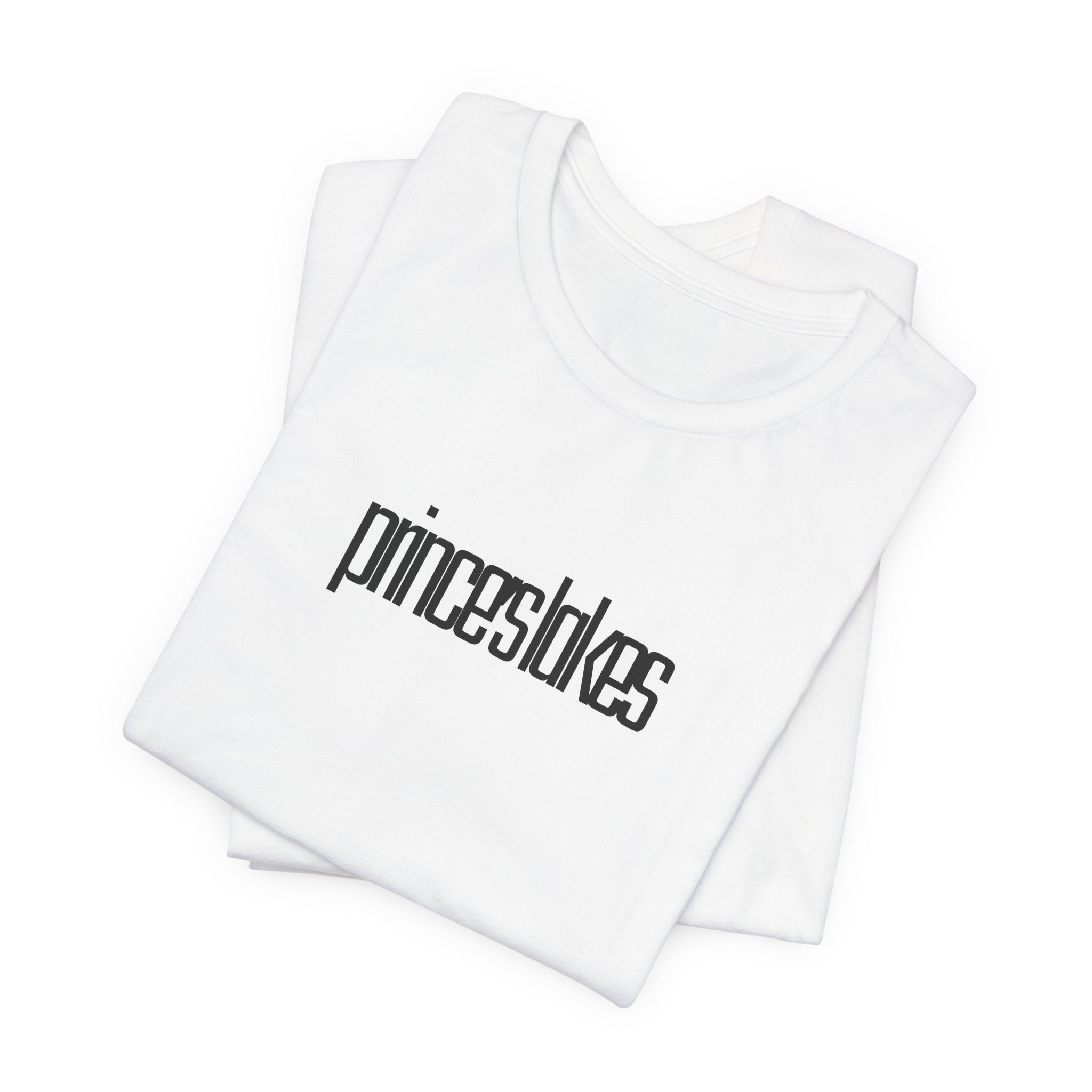 'prince's lakes' Graphic Tee —  Minimal Logo T‑Shirt