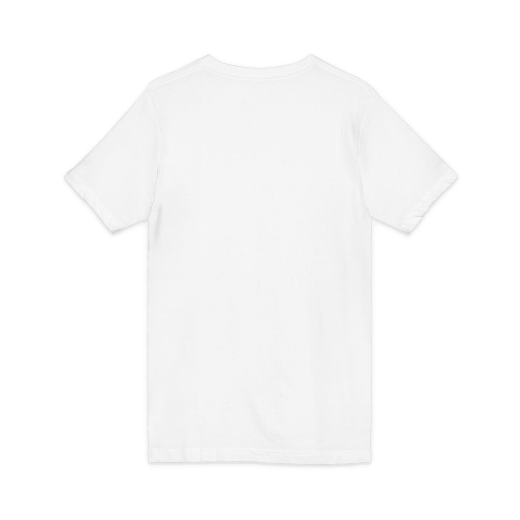 Lake Life V-Neck Tee — Pink Minimalist Icons T-Shirt