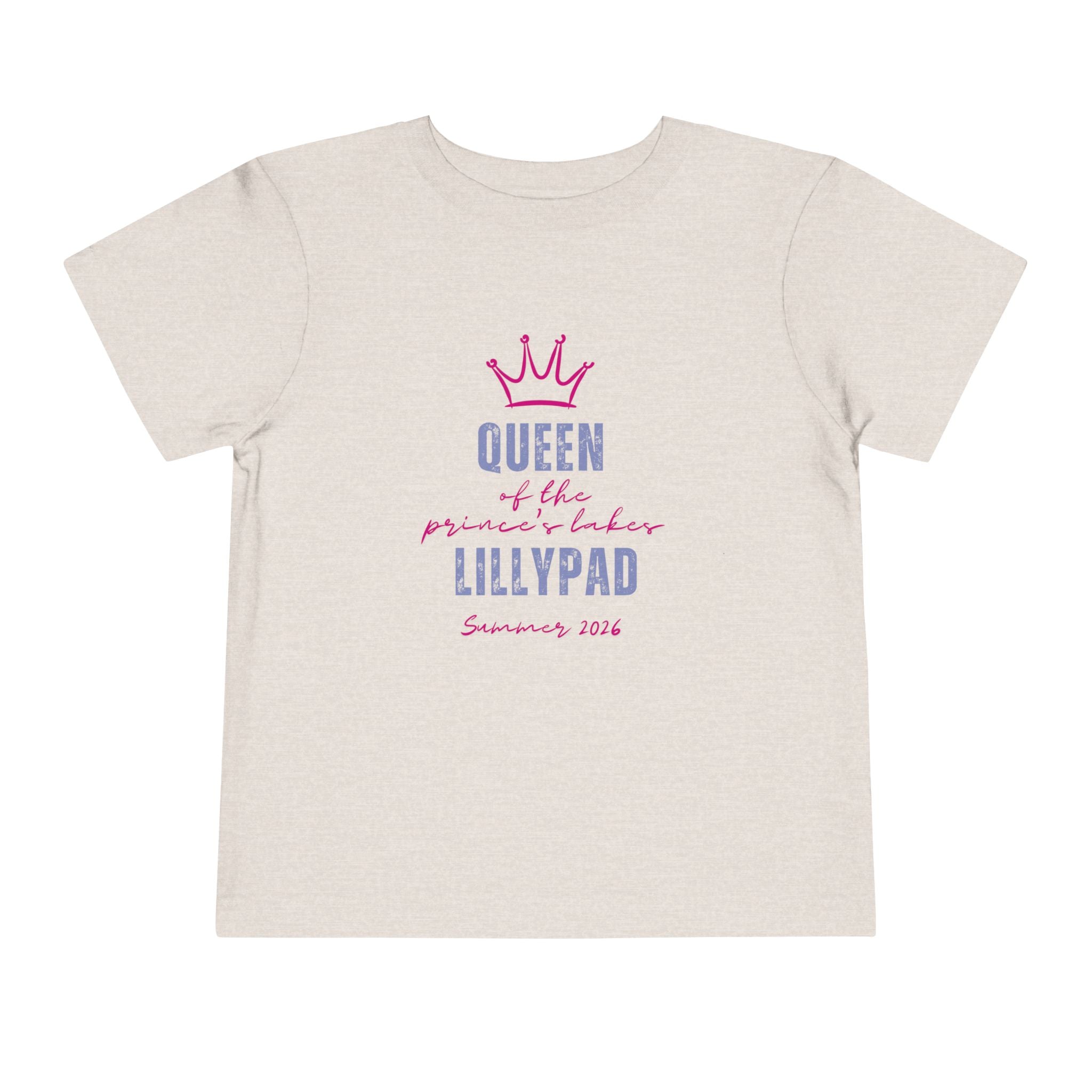 Toddler Tee — “Queen of the Lillypad” Prince's Lakes Summer 2026
