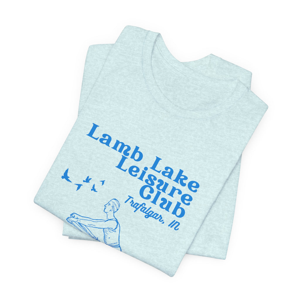 Kayak Tee – "Lamb Lake Leisure Club" Vintage Boating T-Shirt