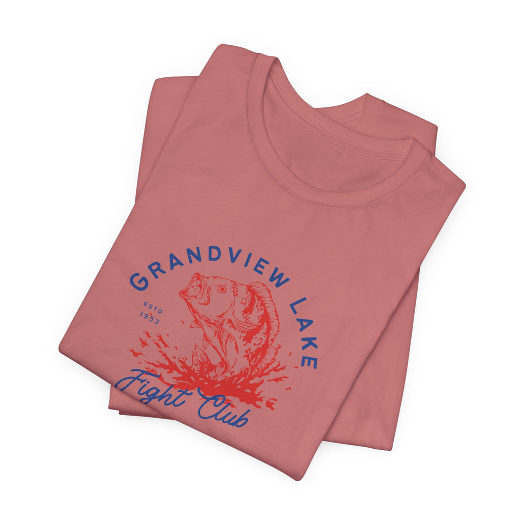 Grandview Lake Fight Club Fishing T-Shirt