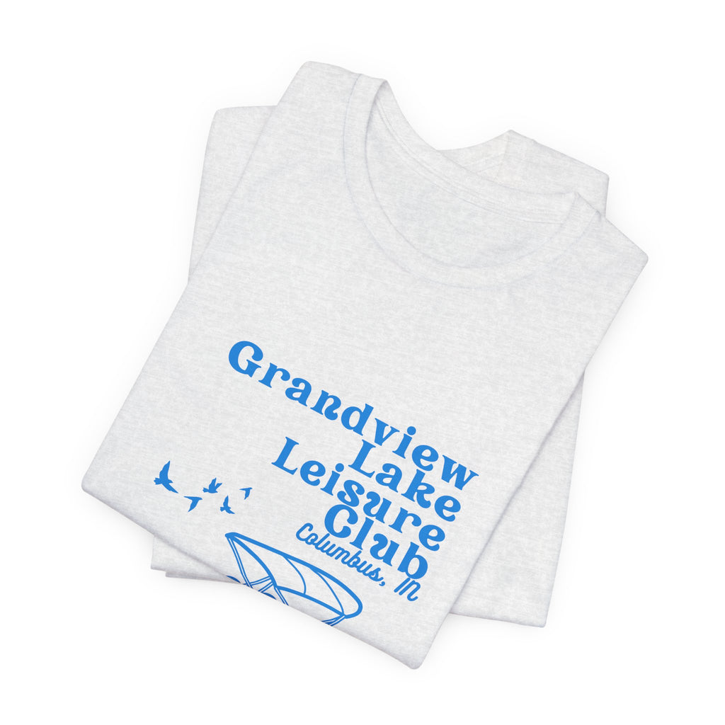 Pontoon Tee – "Grandview Lake Leisure Club" Vintage Boating T-Shirt