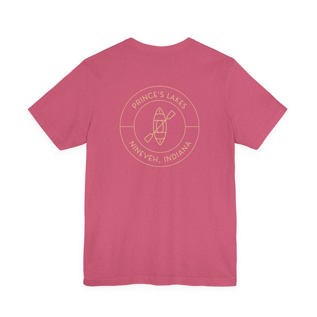 Kayak Pocket & Back Print Prince's Lakes Minimalist Tee —  Short Sleeve Shirt