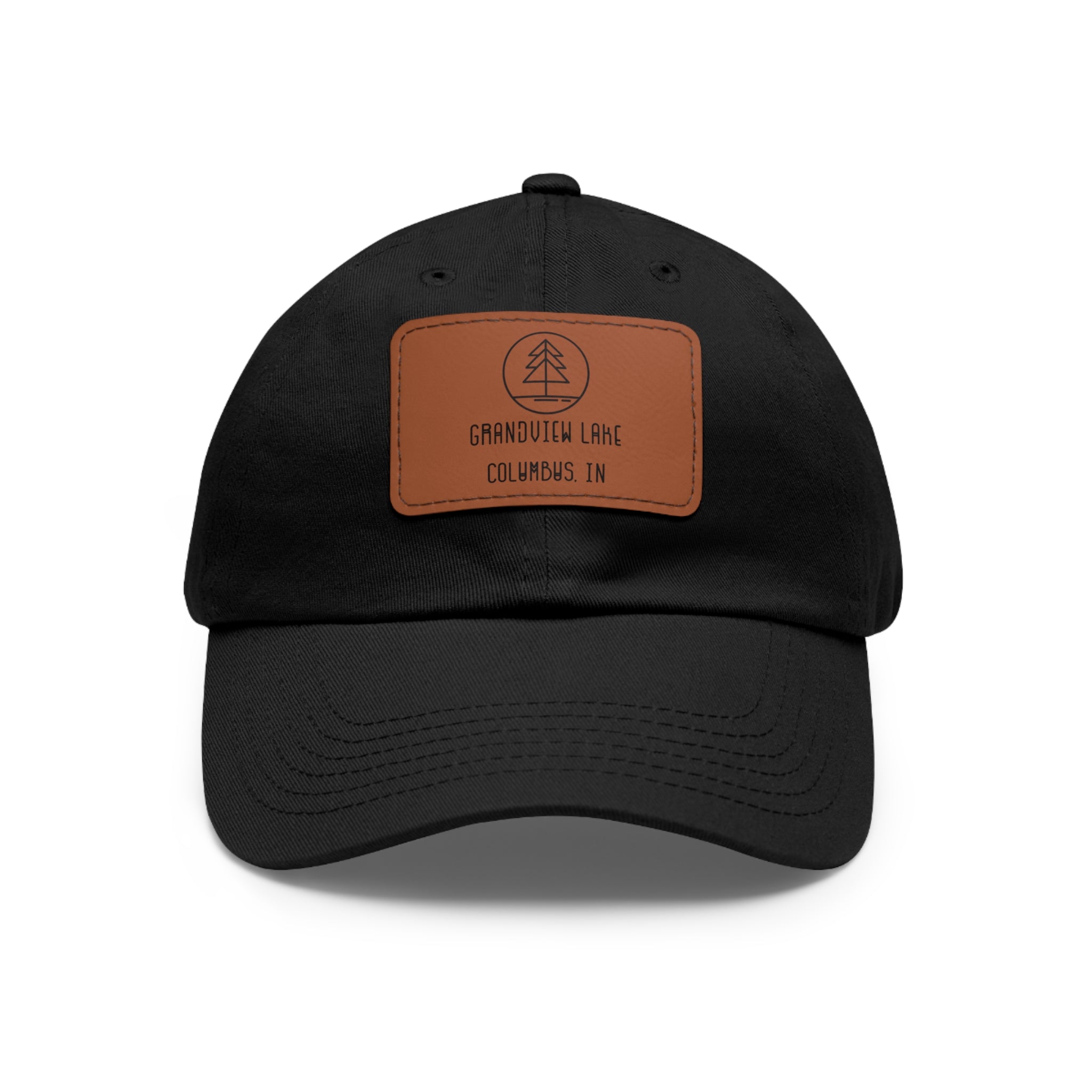 Leather Patch Hat — Grandview Lake Outdoor Baseball Cap