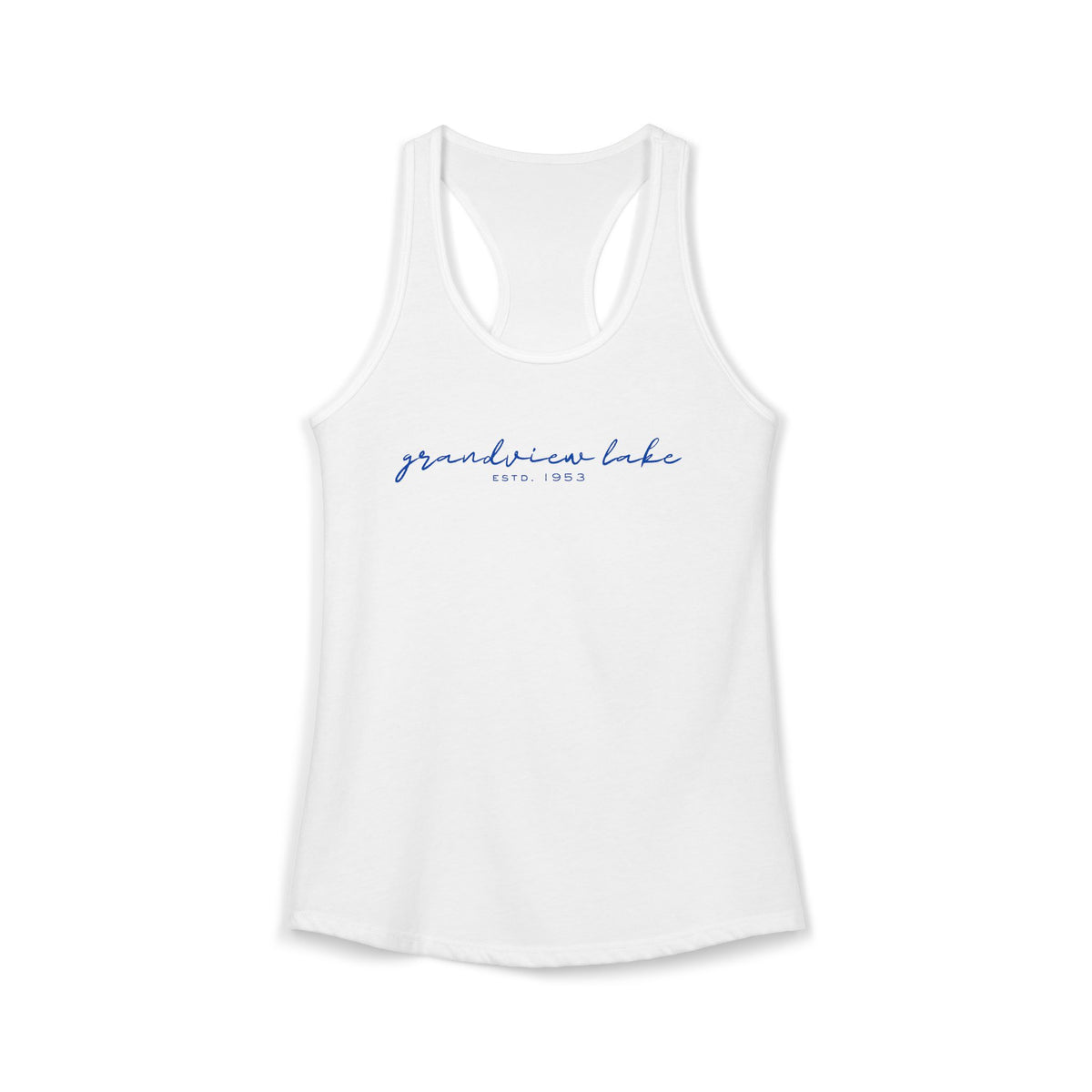 Women's Racerback Tank- "Grandview Lake"
