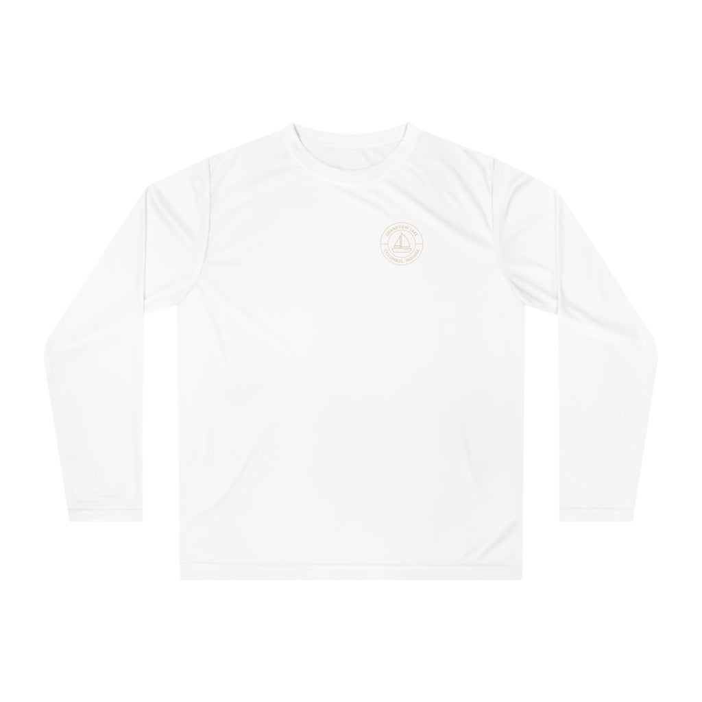 Performance Long Sleeve Shirt — Sailboat Grandview Lake Logo