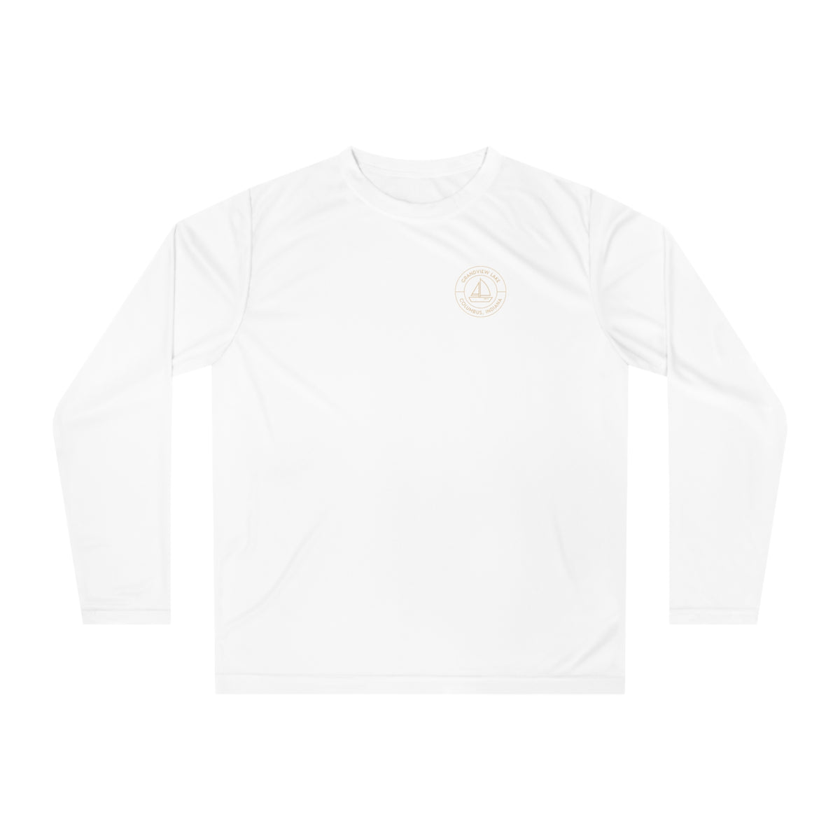 Performance Long Sleeve Shirt — Sailboat Grandview Lake Logo