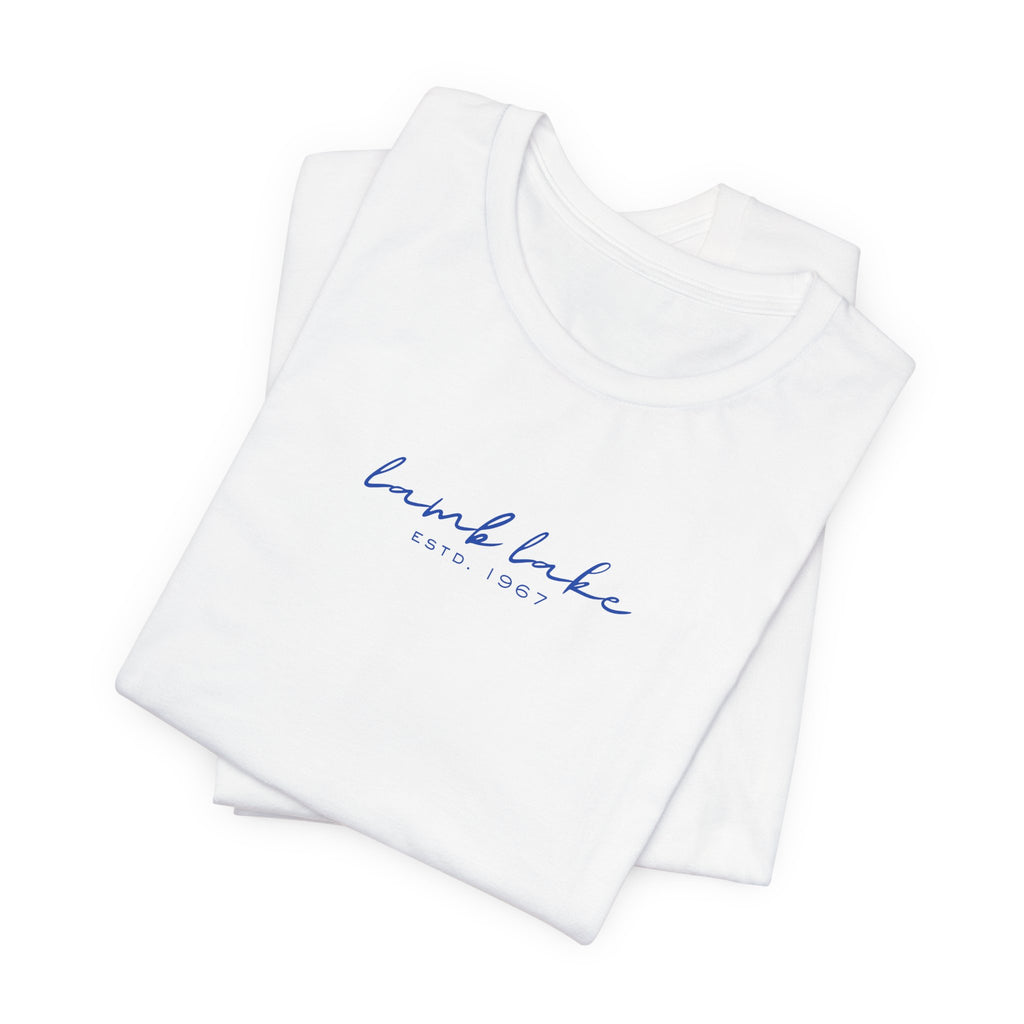 'lamb lake" Unisex Jersey Short Sleeve Tee