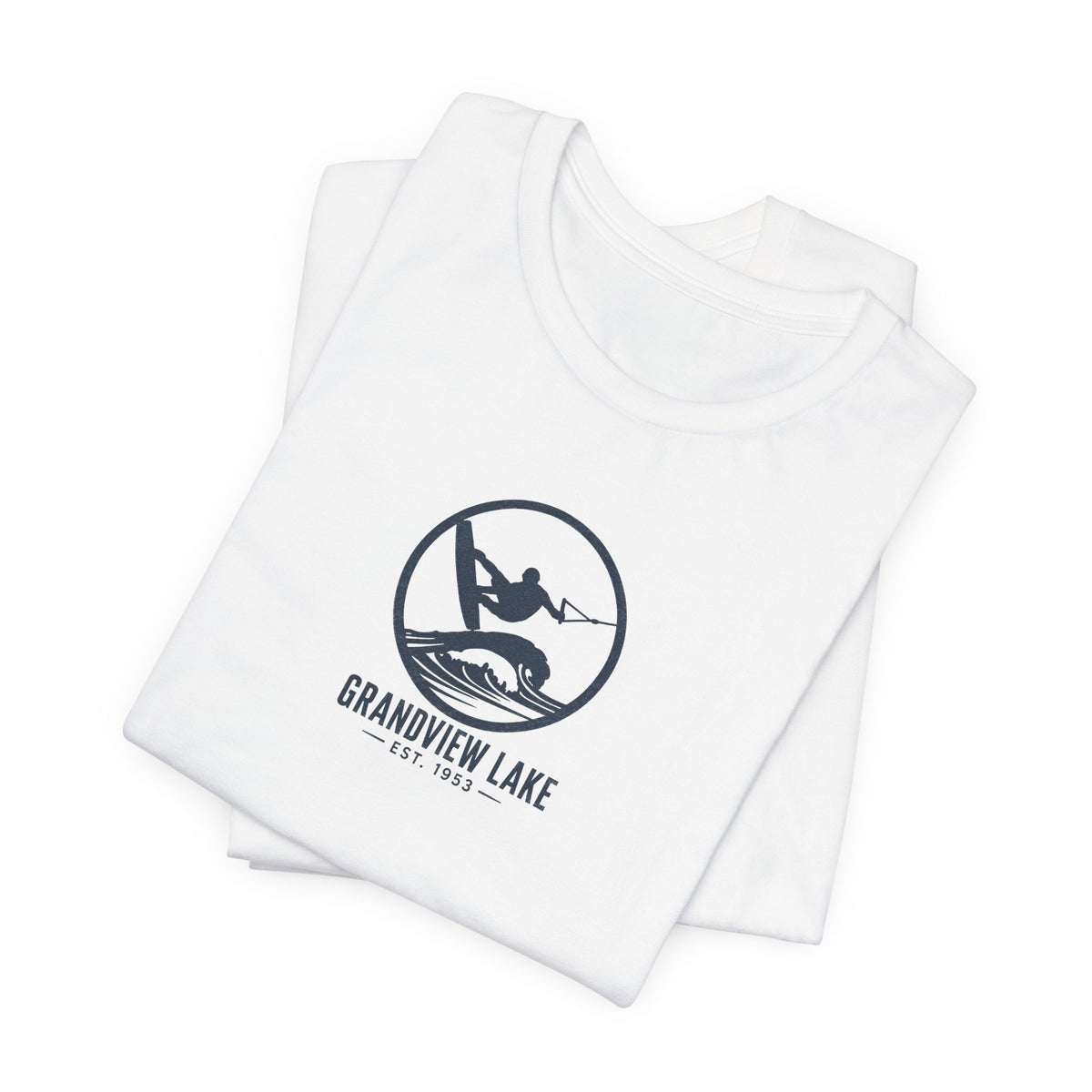 Grandview Lake Wakesurf Emblem Tee — Unisex