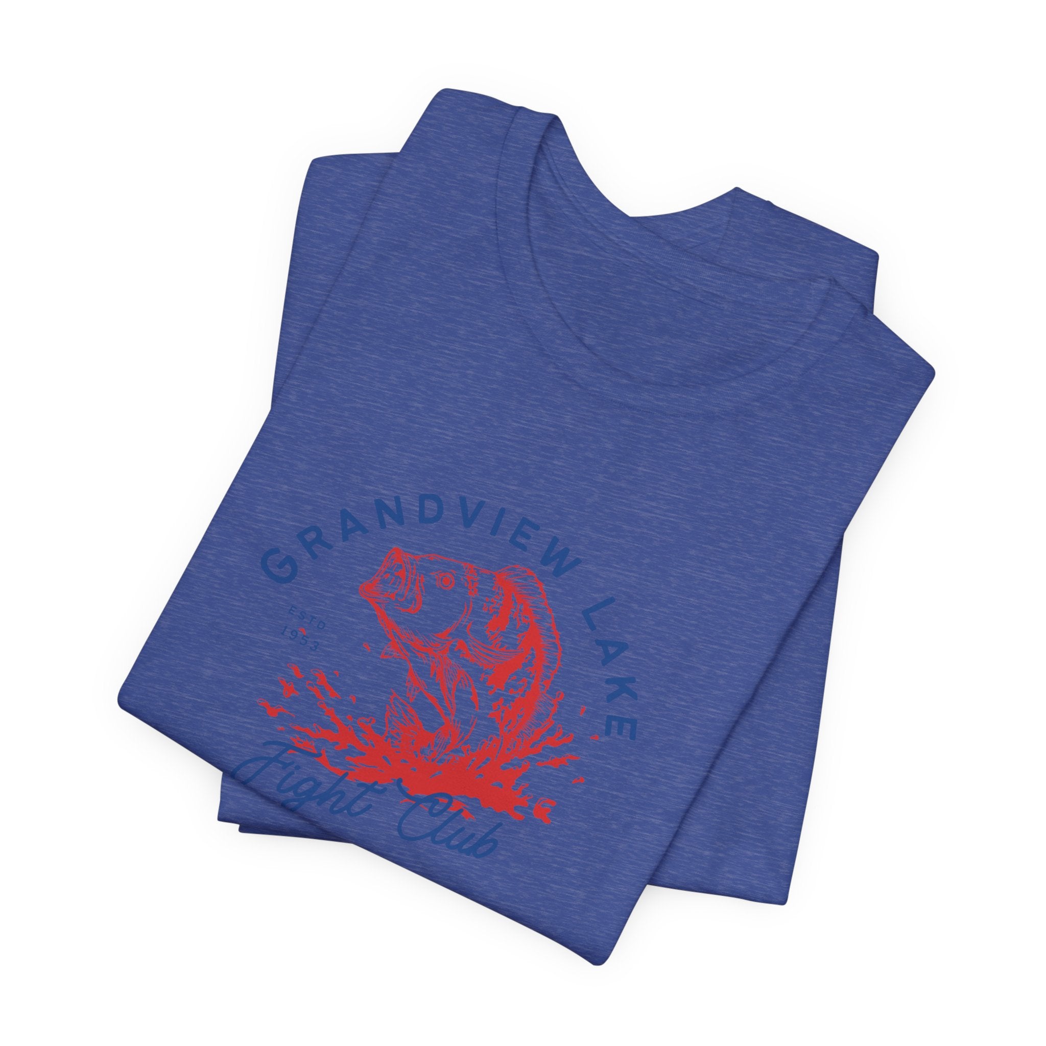Grandview Lake Fight Club Fishing T-Shirt