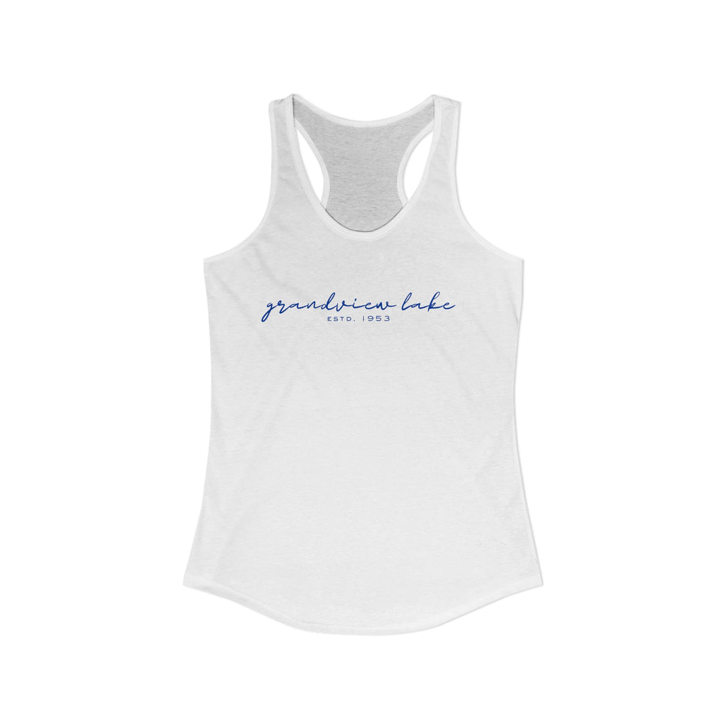 Women's Racerback Tank- "Grandview Lake"