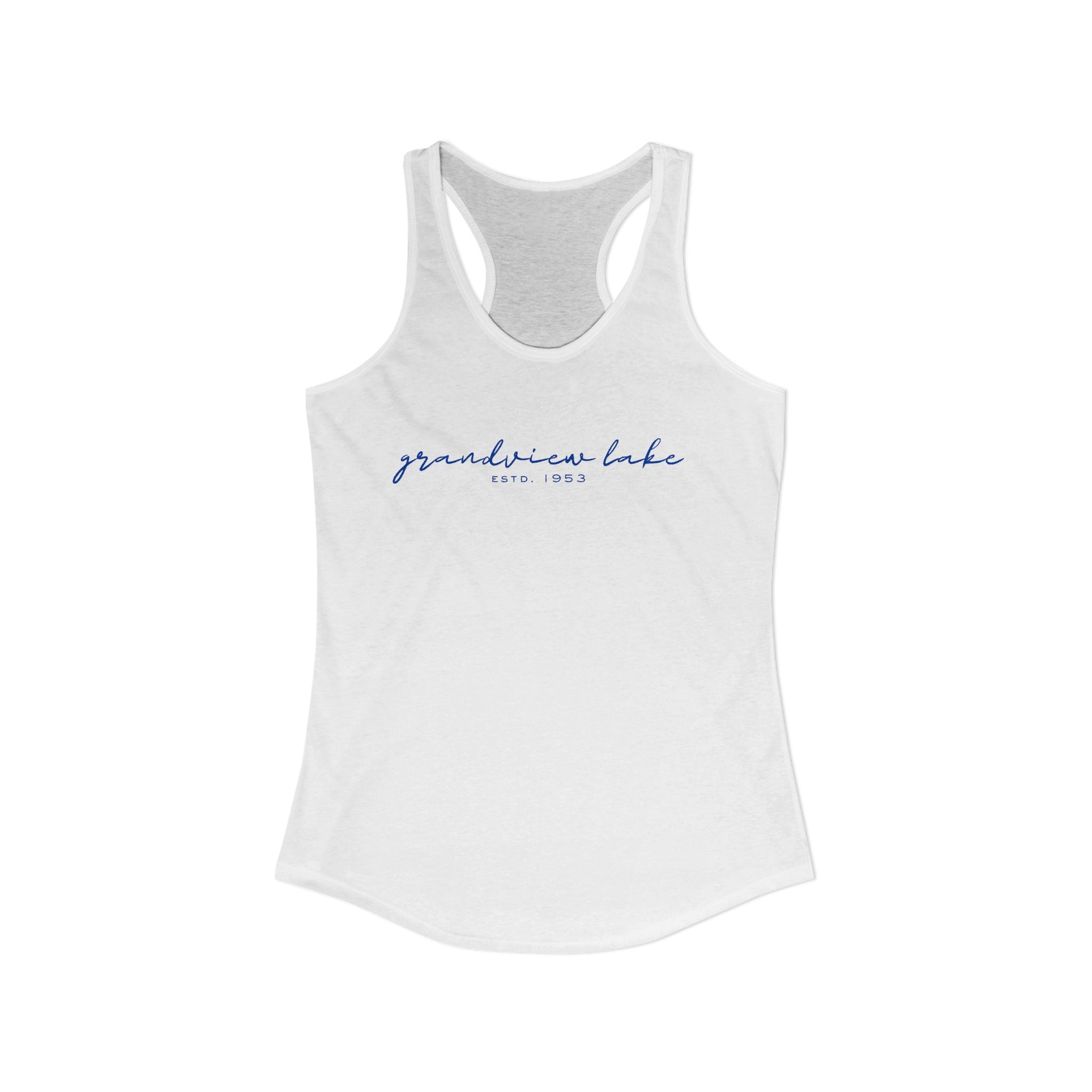 Women's Racerback Tank- "Grandview Lake"