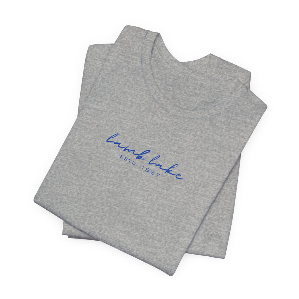 'lamb lake" Unisex Jersey Short Sleeve Tee