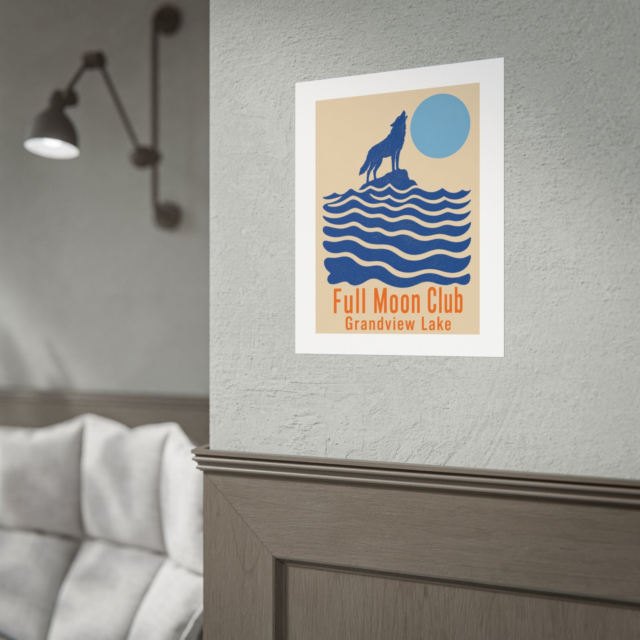 Full Moon Club Grandview Lake Poster