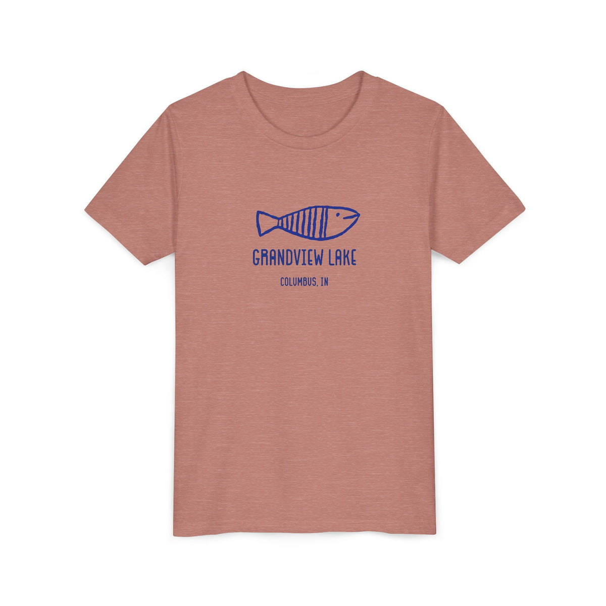 Youth Tee — 'Grandview Lake' Retro Fish Kids T-Shirt