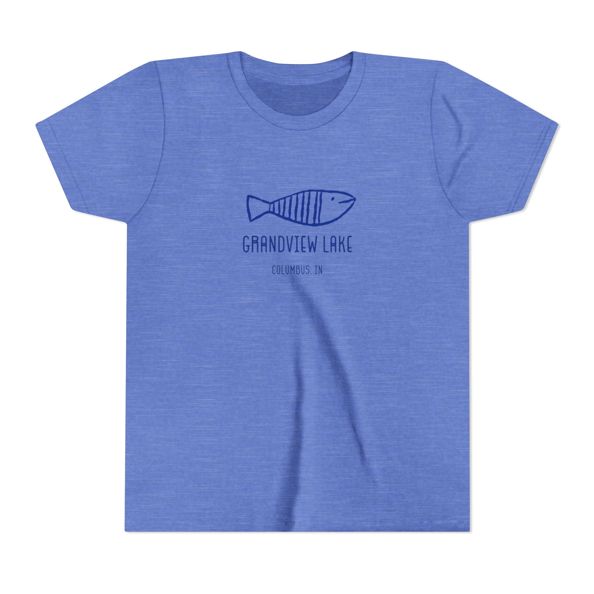 Youth Tee — 'Grandview Lake' Retro Fish Kids T-Shirt