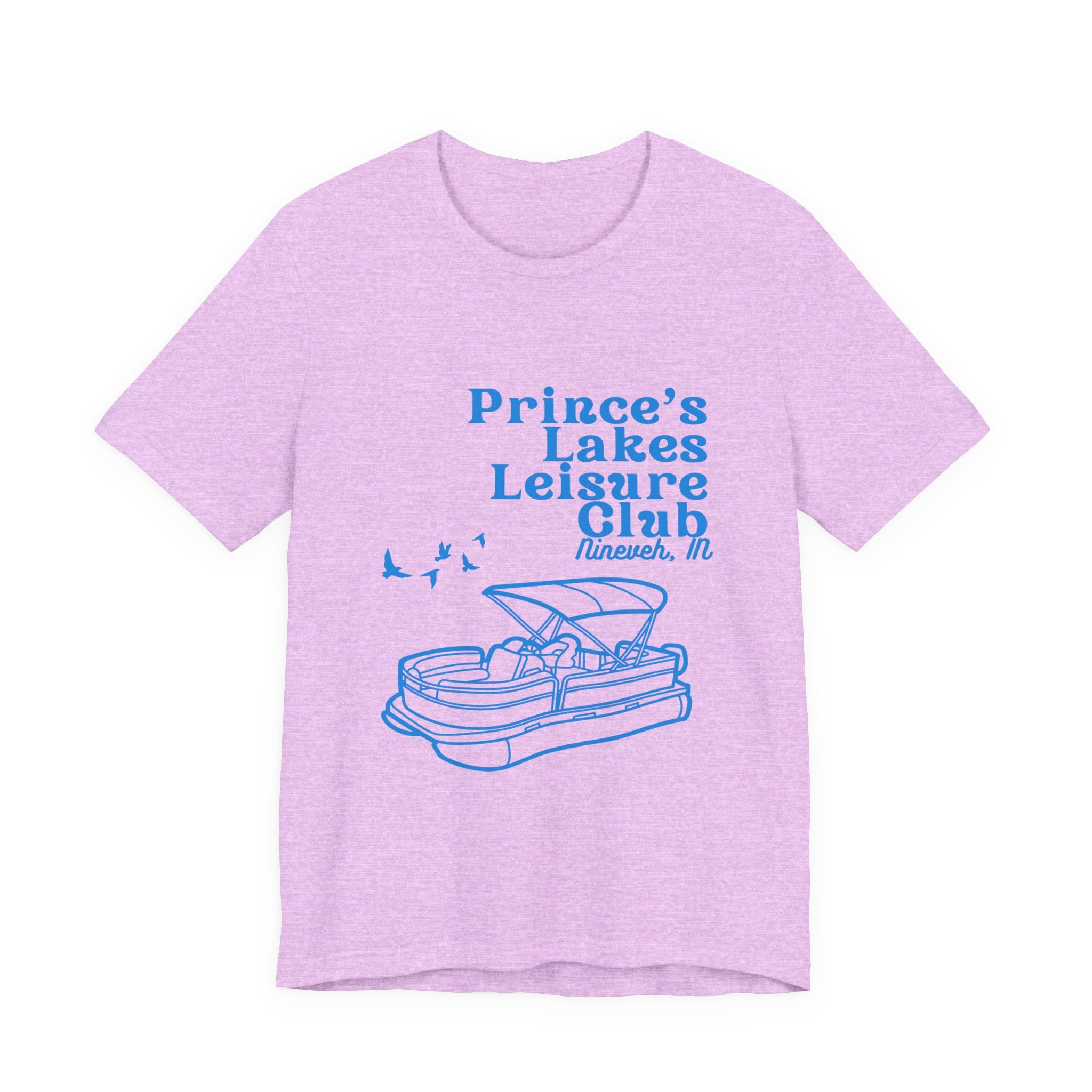 Lake Club Pontoon Boat Tee – "Prince's Lakes Leisure Club" Vintage Boating T-Shirt