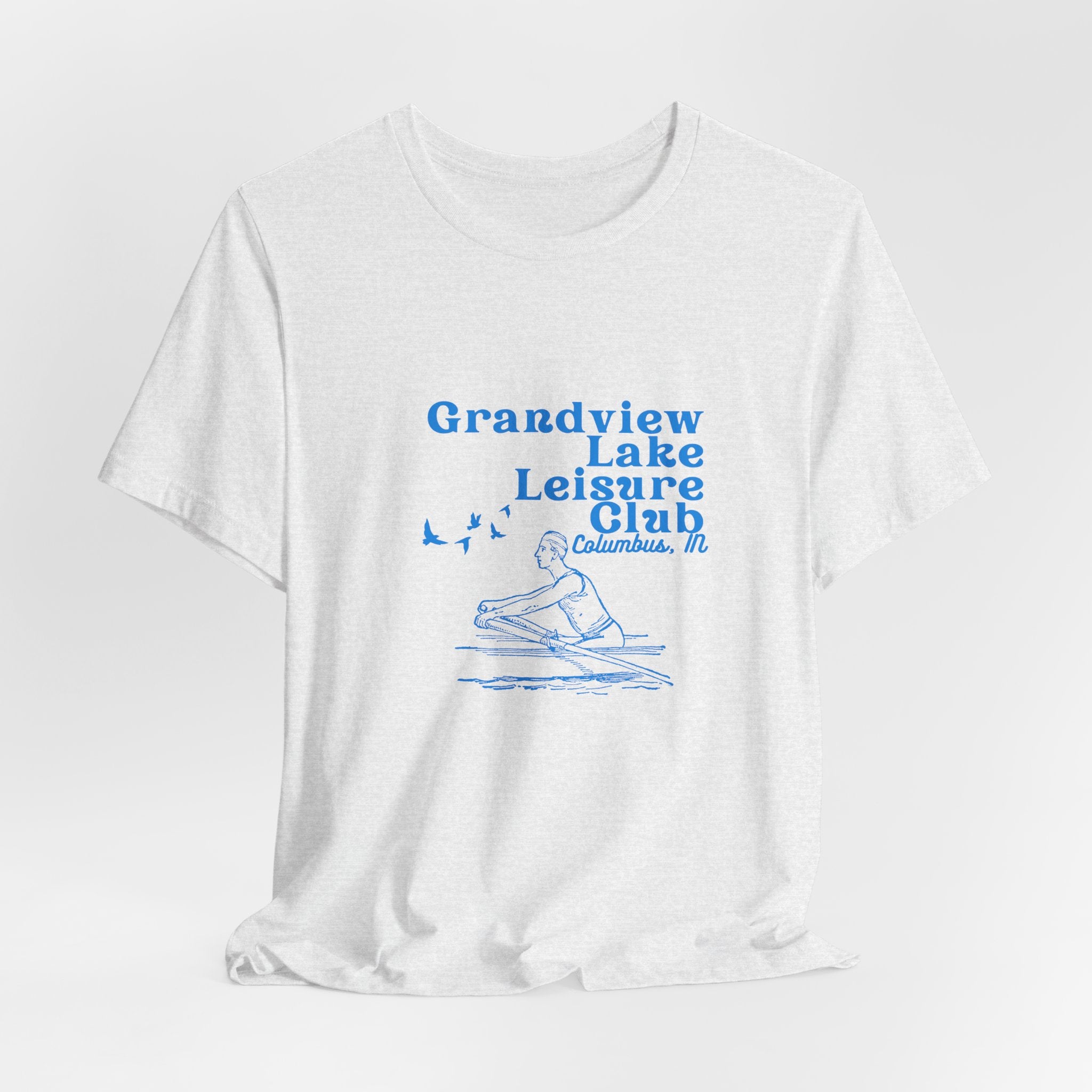Kayak Tee – "Grandview Lake Leisure Club" Vintage Boating T-Shirt