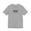 Lamb Lake Landscape Tee — Retro Mountain Lake Graphic T-Shirt