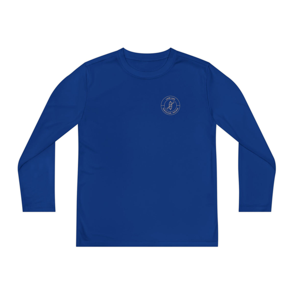 Youth Long Sleeve Tee - Lamb Lake Kayak Logo