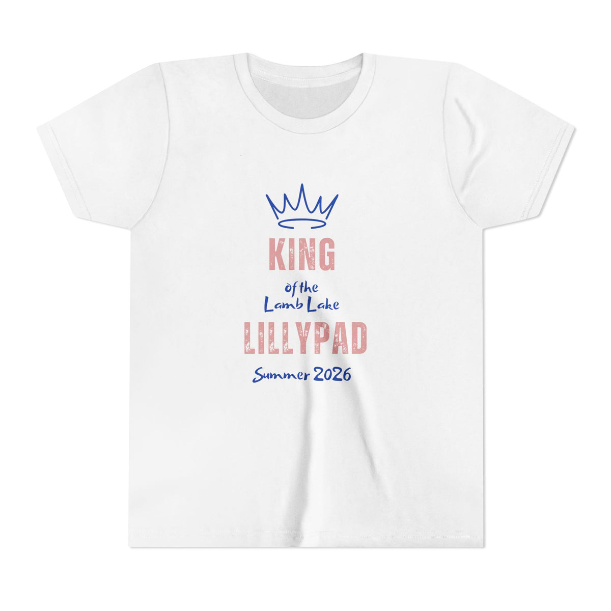King of the Lamb Lake Lillypad Youth Tee — Cute Summer 2026 Kids Shirt