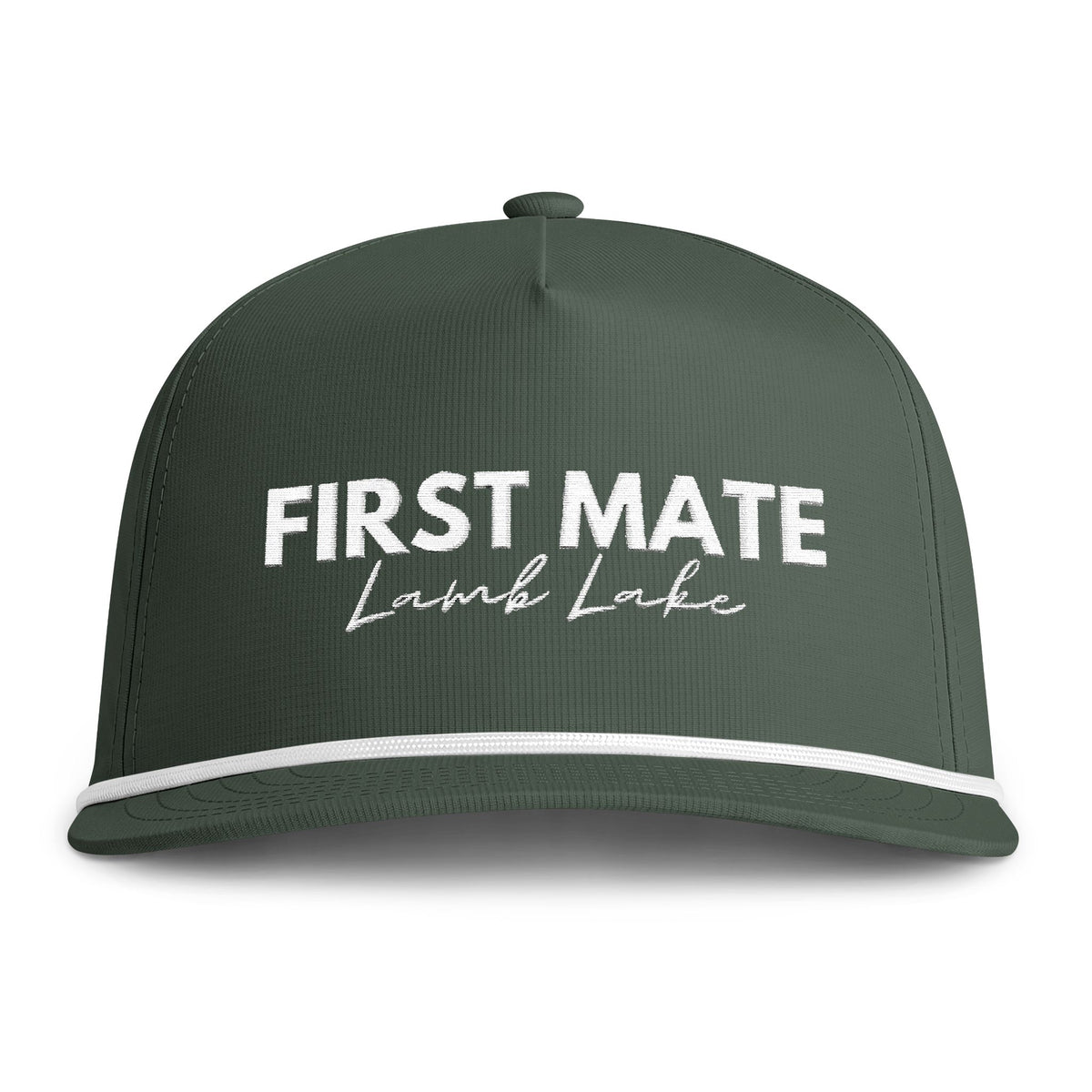 First Mate Lamb Lake Rope Cap – Sunwashed Nautical Hat