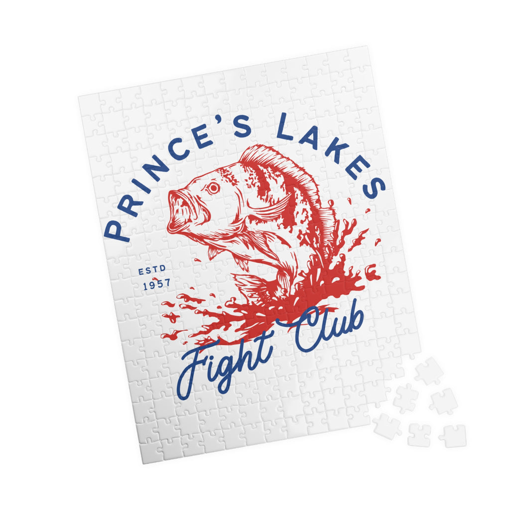 Kids Prince's Lakes Fight Club Fishing Puzzle — Vintage Bass Jigsaw (110, 252, 510 pcs)