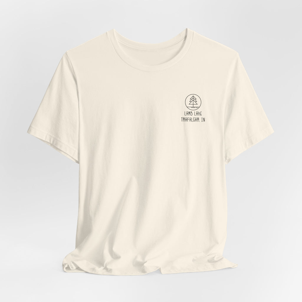 Lamb Lake Minimalist Tee — Lake Forest Graphic Short Sleeve Shirt