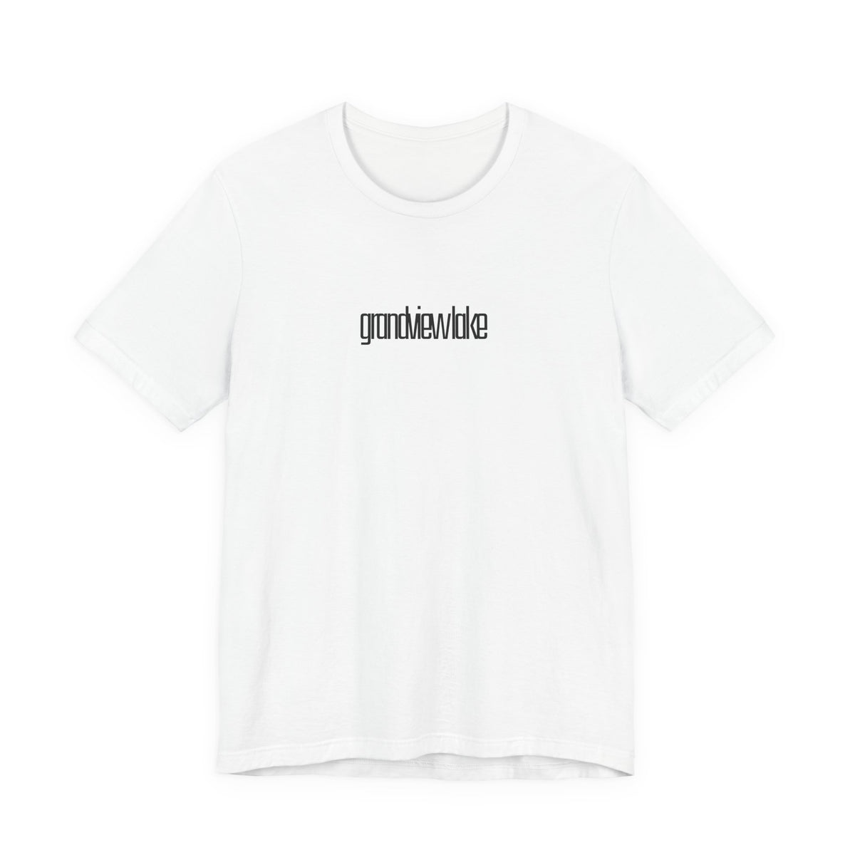 'grandview lake' Graphic Tee —  Minimal Logo T‑Shirt