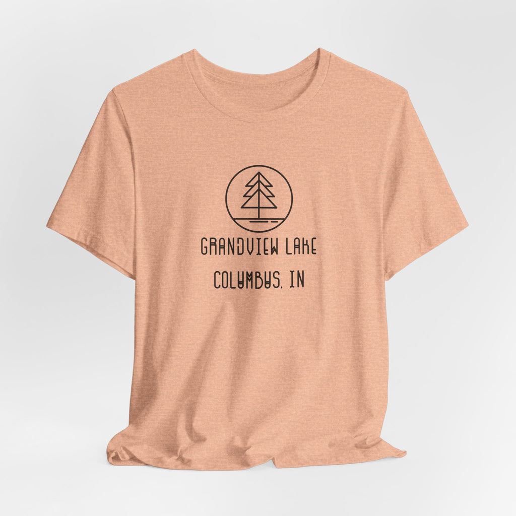 Grandview Lake Minimalist Tee — Lake Forest Graphic Short Sleeve Shirt