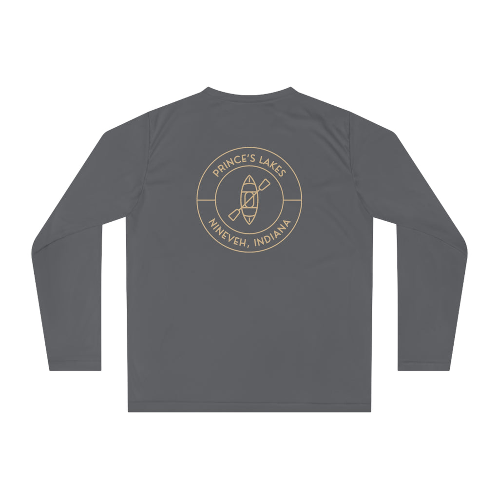 Performance Long Sleeve Shirt — Kayak Prince's Lakes Logo