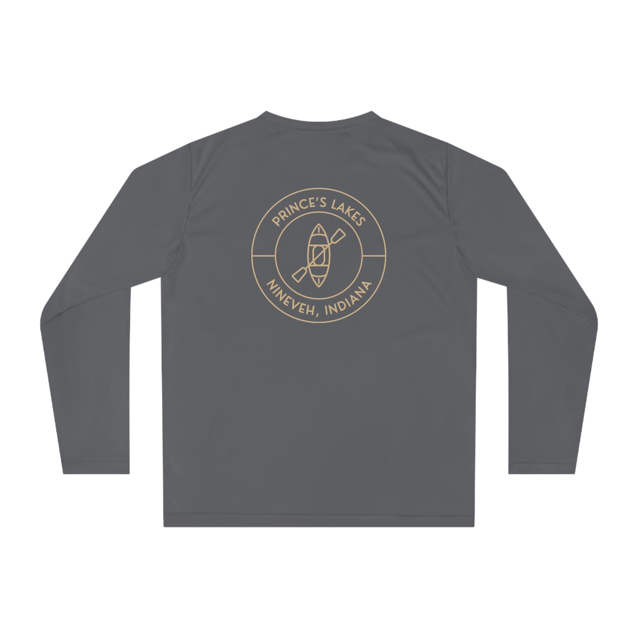 Performance Long Sleeve Shirt — Kayak Prince's Lakes Logo