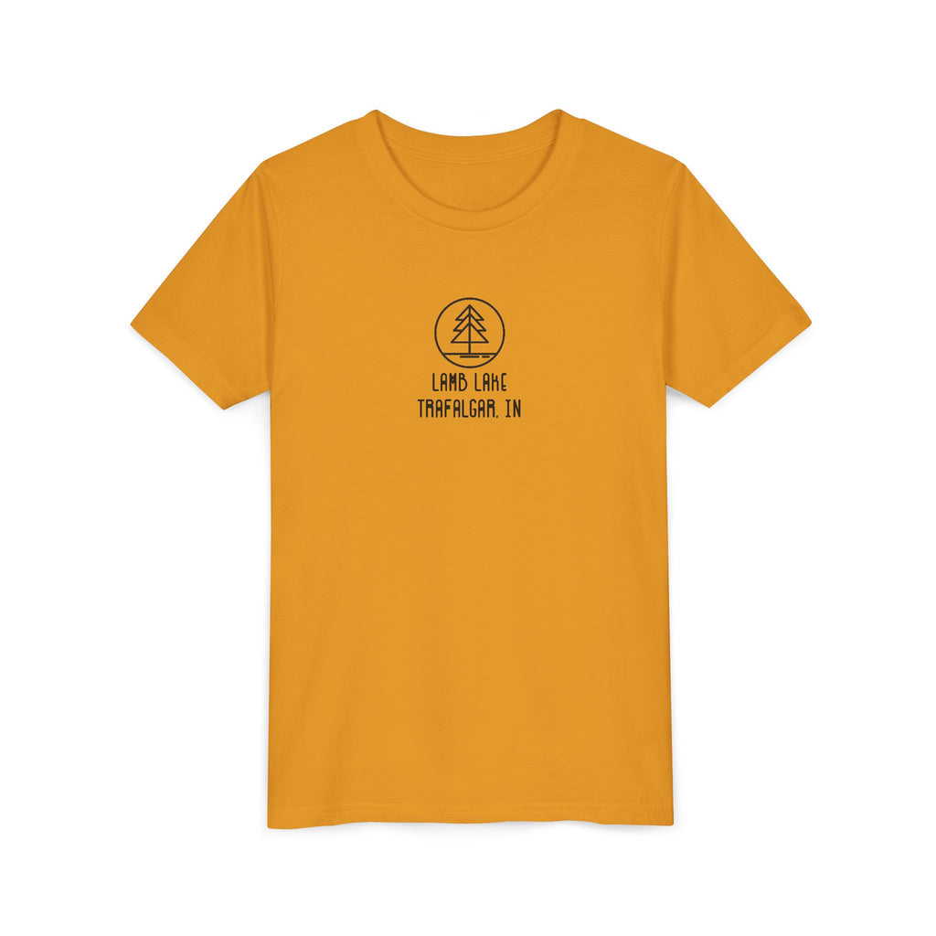Youth Tee — 'Lamb Lake' Retro Camp Kids T-Shirt