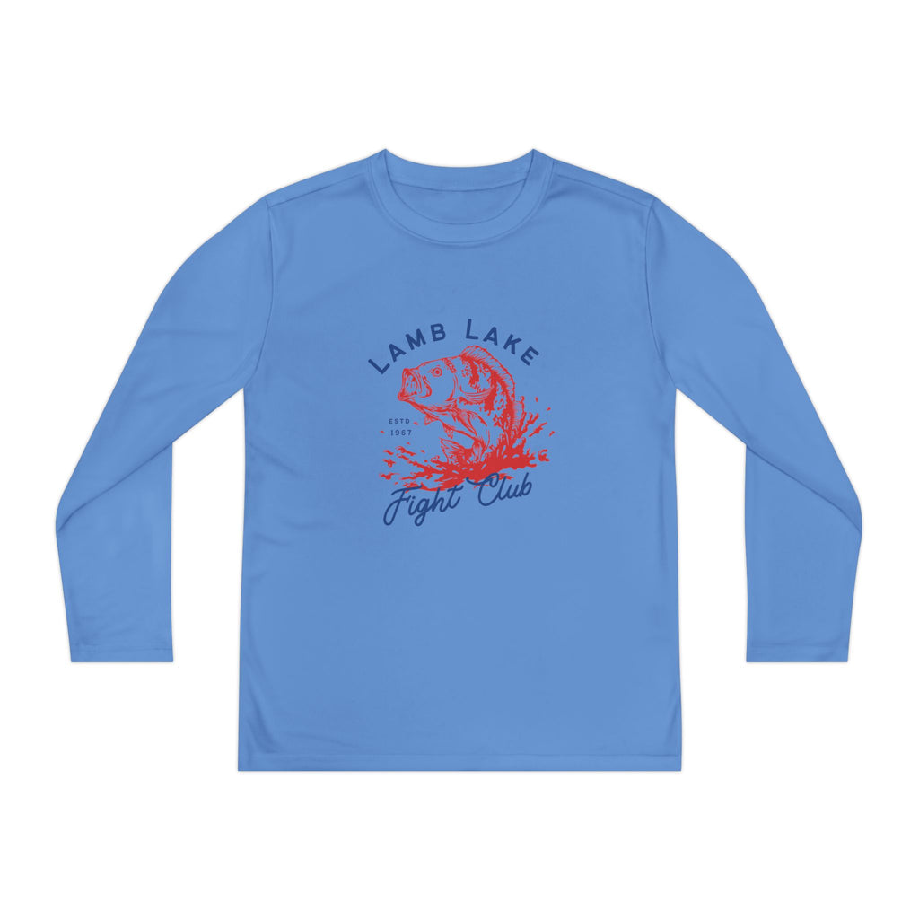 Youth Long Sleeve Tee — "Lamb Lake Fight Club" Graphic