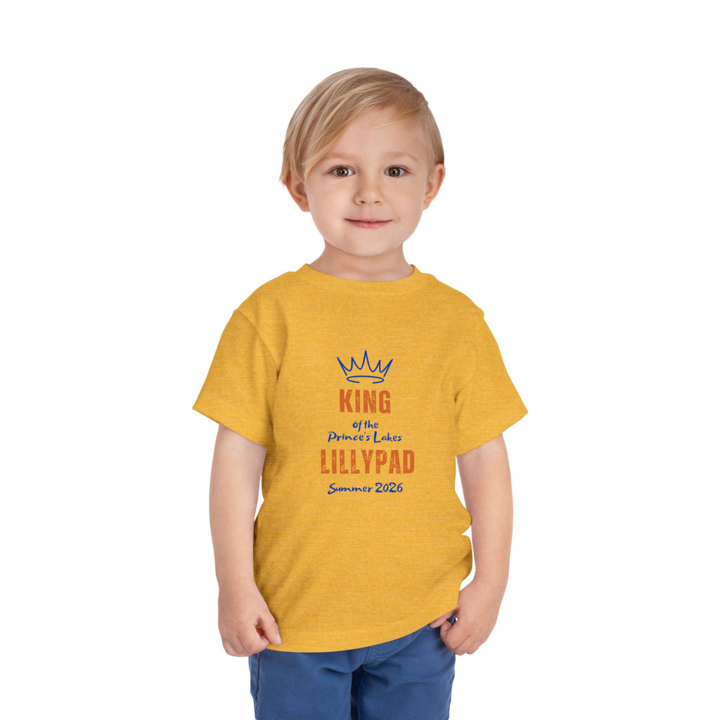 King of the Lillypad Toddler Tee — Prince's Lakes Summer 2026'