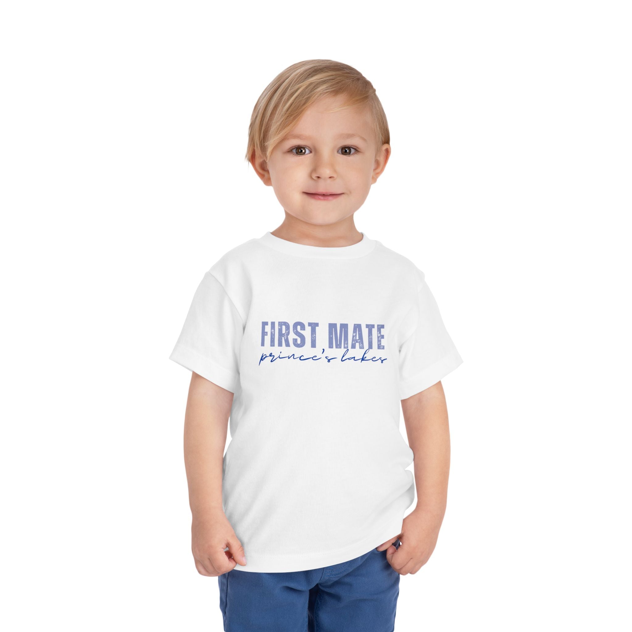 First Mate Toddler Tee — 'First Mate, Prince's Lakes' Nautical Shirt