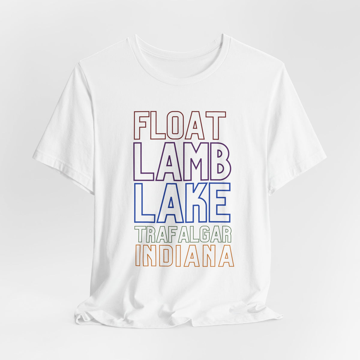 Float Lamb Lake Trafalgar Indiana T-Shirt