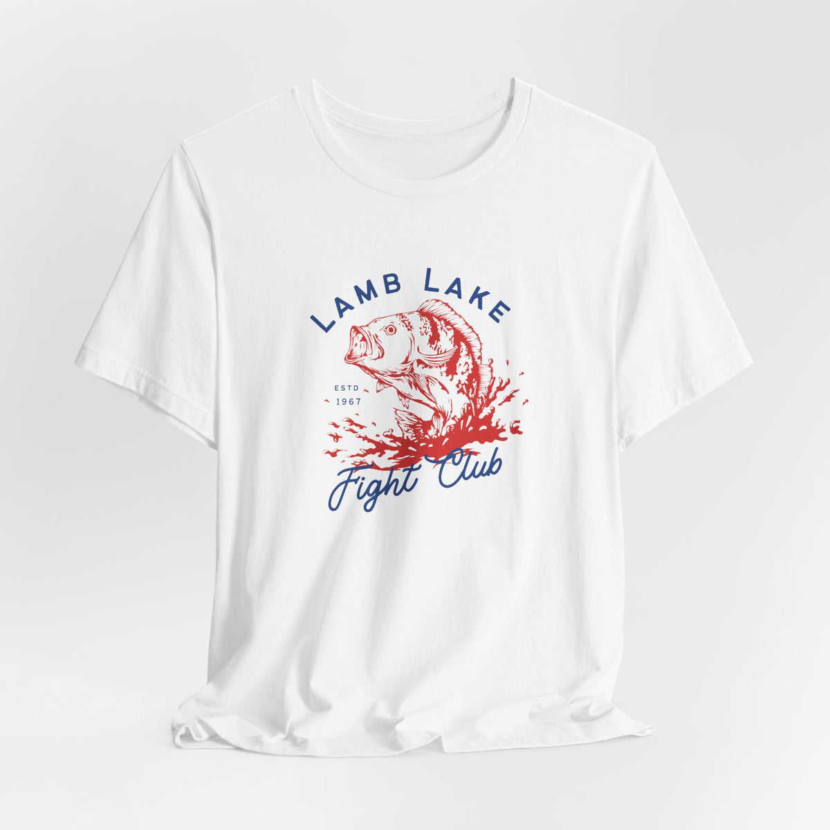 Lamb Lake Fight Club Fishing T-Shirt