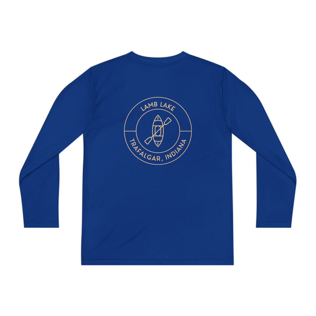 Youth Long Sleeve Tee - Lamb Lake Kayak Logo