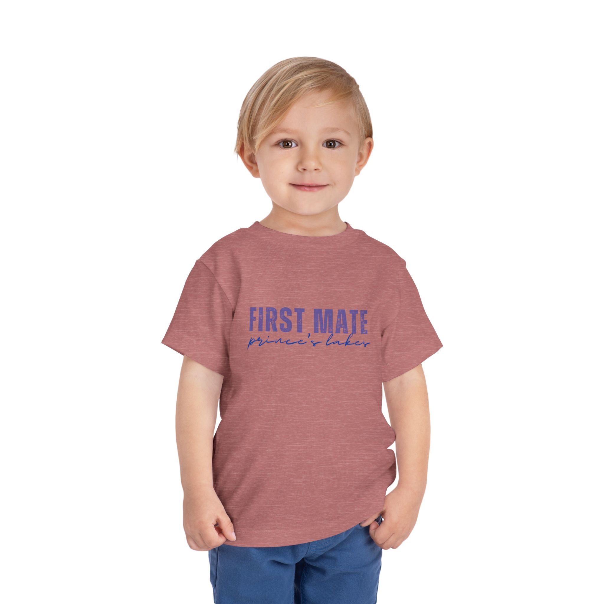 First Mate Toddler Tee — 'First Mate, Prince's Lakes' Nautical Shirt